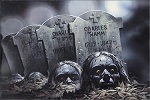 City of the Living Dead Grave Magnet